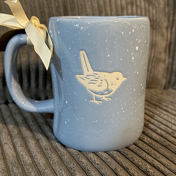 Rae Dunn Chirp Blue Speckled Double-sided Mug - Picture 4 of 8